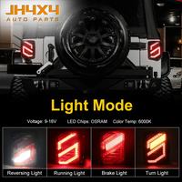 Version américaine ou européenne, feu arrière LED tout-terrain 4x4 pour Wrangler JK 2007-2017