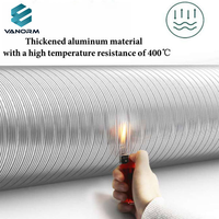 Conduit en aluminium Flex Air pour conduit de ventilation Long kit d'évent de tuyau de sèche-linge multicouche robuste, systèmes de ventilateur de conduit