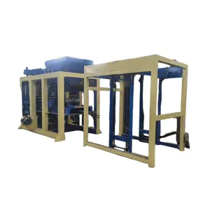Best Selling in Africa KM6-15 Hydraulic Automatic Concrete Hollow Block Machine Production Line PLC Intelligent Control For Sale