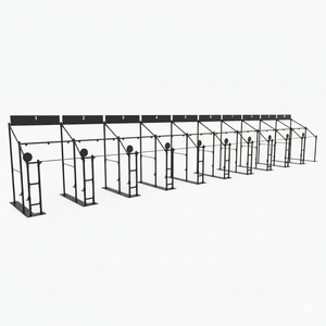 Plataforma de almacenamiento para competición multiestación de dominadas independiente y resistente con objetivo de bola - Product Image 5