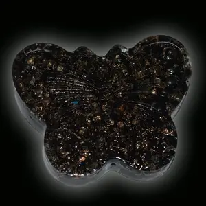 Buy Online Orgone Black Tourmaline Butterfly Shape Paper Weight