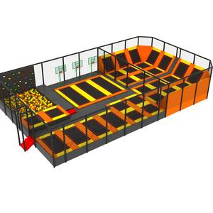 닌자 전사와 상업 맞춤형 키즈 실내 놀이터 공원 zip 라인 모험 트램펄린 공원 - Product Image 1