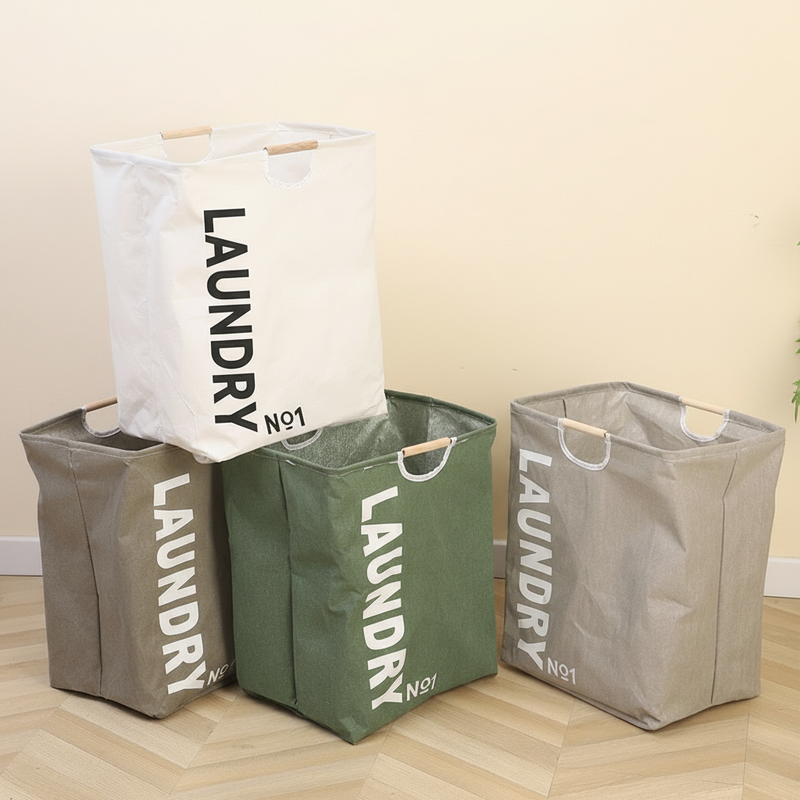 Ready to Ship Canvas Basket Collapsible