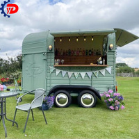 Conception populaire Taco Ice Cream BBQ Remorque entièrement équipée Fast Mini Food Truck Van Food Cart Mobile