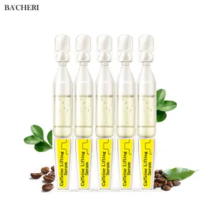 Vendita calda Private Label cura della pelle naturale organico caffeina Lifting Anti rughe pelle riparazione fiale viso siero