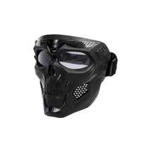 Masques tactiques d'Halloween, masques de moto, masque coupe-vent intégral, masque de squelette protecteur pour le cosplay, pour la conduite à vélo