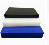 Plaque en nylon PA6 bleu autolubrifiante et résistante à l'usure, remplie d'huile, pour engrenages et bagues