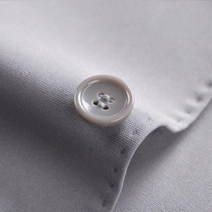 Costume à col à revers cranté à simple boutonnage pour hommes de haute qualité 3 pièces costume de mariage/d'affaires gris livide - Product Image 5