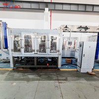 Machine de remplissage d'eau en bouteille de haute qualité 7500BPH, ligne de production d'eau automatique 3-en-1 pour 500ml 600ml