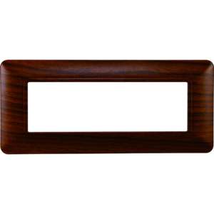 Piastra di plastica a 6 Slot serie solare in radica di colore Matix compatibile per uso domestico o in ufficio - Product Image 1