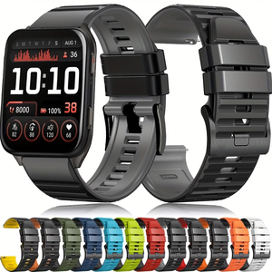 <span class=keywords><strong>Bracelet</strong></span> de <span class=keywords><strong>montre</strong></span> de luxe en silicone de 24 mm, <span class=keywords><strong>bracelet</strong></span> de remplacement pour montres intelligentes <span class=keywords><strong>Suunto</strong></span> avec boucle à ardillon Sport Loop - Product Image 1