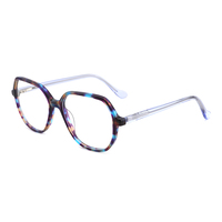 Nouvelles montures de lunettes optiques élégantes en acétate 2024, fines, multicolores, pour hommes et femmes unisexes