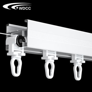 Hot Selling Ripple Fold Curtain Rail S Wave Curtain Runner Wave Ripple Fold Curtain Track Runner - Product Image 1