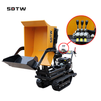 Mini-dumper chargeur hydraulique auto-chargeur, capacité de charge 500-1000 kg, pour usage domestique, état neuf, dumper élévateur