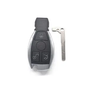 Hot sale 3buttons 433MHz Keyless Smart Remote Key Fob for BGA with Uncut Key Blade