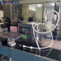 Machine de remplissage semi-automatique à pompe magnétique en acier inoxydable 220V, résistante aux liquides à pH élevé, aux acides et aux alcalis, avec interrupteur au pied