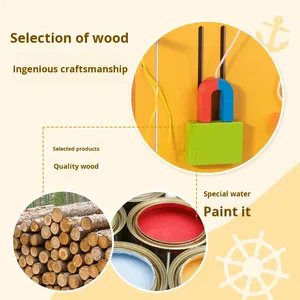 유아 교육 어린이 벽걸이 게임 부모-자녀 상호작용 계몽 교육용 나무 장난감 (4-6세용) - Product Image 3