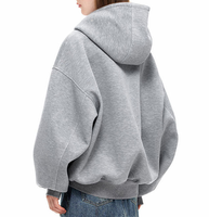 Nouveau sweat à capuche unisexe automne-hiver 550G, coupe oversize ample, avec fermeture éclair, personnalisable en gros