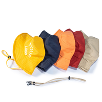 Harga pabrik topi Boonie lebar cepat kering topi tahan air topi nelayan topi ember Logo kustom untuk memancing di pantai