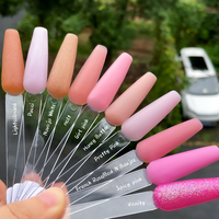 Pot rose poudre à ongles acrylique couverture rose IPHF vente en gros fournitures pour ongles rose clair poudre acrylique pour ongles