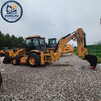 Chargeuse-pelleteuse CAT 420F d'occasion de haute qualité, capacité de charge nominale de 3,283 tonnes, capacité de la benne de 1,2 m³, chargeuse multifonctionnelle en stock