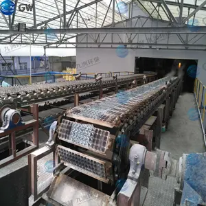 50 Tpd Rantai Piring Conveyor untuk Padat Sodium Kaca Silikat Line Produksi