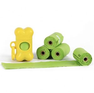 Custom Eco Friendly Biodegradable Cornstarch <b>Compostable</b> Dog Waste Poop <b>Bag</b> BPI Certified 15 Micron Thick Moderate Odor Control - Product Image 2