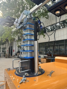 Tour d'éclairage diesel simple pour travaux de construction et miniers, état neuf ou d'occasion, avec composants essentiels du moteur - Product Image 6