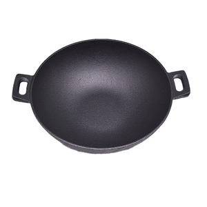 <span class=keywords><strong>Wok</strong></span> de Hierro Fundido Precurado de 24 cm <span class=keywords><strong>para</strong></span> Cocina China con Tapa - Product Image 6