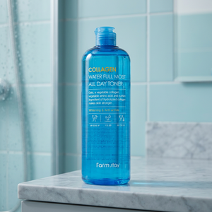 Farmstay <b>Collagen</b> Water Full Moist All Day Anti-Wrinkle <b>Liquid</b> Toner 500ml for All Skin Types - Product Image 2