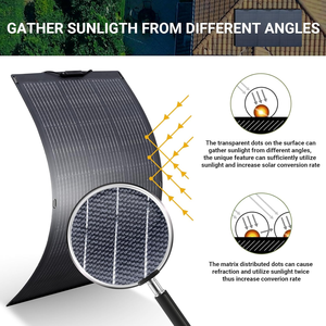 Portable 300w Flexible <b>Solar</b> Monocrystalline Bifacial De <b>Paneles</b> Solares - Product Image 3