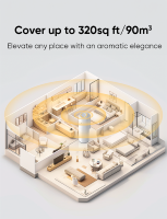 Diffuseur d'huile enfichable intelligent de luxe avec technologie sans eau pour le marketing des parfums de bureau et de chambre d'hôtel