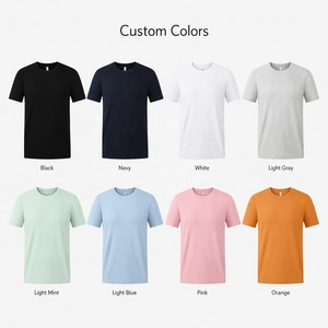 Camiseta de Manga Corta Unisex al por Mayor con Logotipo Personalizado, de Algodón Modal de 320 g, Corte Regular, Efecto Refrescante, Elástica, Tallas Grandes - Product Image 3