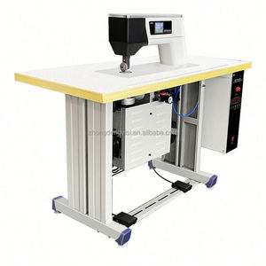 Máquina de encaje ultrasónica 28K para recorte de tela de rejilla, para manteles, cortinas, bolsas no tejidas, costura y grabado con motor - Product Image 1