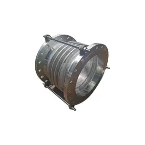 Ss304 Vertical Pipeline Flexible Metal Welded Bellows Type Expansion Joint Axial Corrugated Compensator