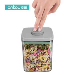 Meilleur <span class=keywords><strong>prix</strong></span>, organisateurs et rangements <span class=keywords><strong>de</strong></span> cuisine à bouton-poussoir, conteneur en plastique pour aliments, conteneurs en plastique pour le rangement - Product Image 1