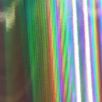 Papier autocollant holographique étanche A4-Feuilles d'étiquettes imprimables à jet d'encre en vinyle auto-adhésif pour conceptions personnalisées