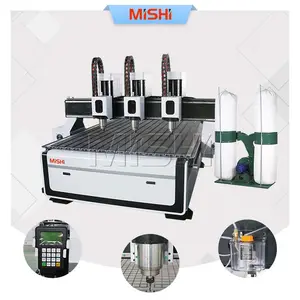 MISHI High Efficiency cnc engraving machine 3 heads cnc router machine woodworking for furniture wood