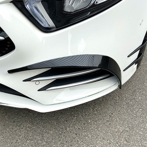 Alerón delantero de fibra de carbono Lawrence para Mercedes-Benz Clase A W177 2018-22, pieza de modificación para parachoques AMG - Product Image 1