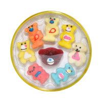 Bonbons gélifiés aux saveurs de fruits en gros, formes de dessins animés, certifiés Halal, bonbons mous avec vitamine C