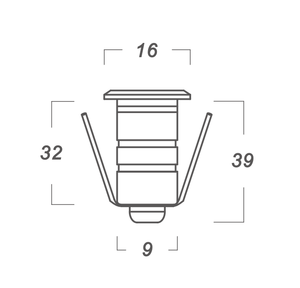 IP68 0.3W Star Sky Light LED Mini In-Ground Outdoor11mm DC12V DC24V Marqueur encastré étanche <span class=keywords><strong>sous</strong></span> l'eau Utilisation Deck Light - Product Image 4