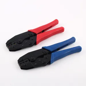 Terminal Crimping Tool Ratchet Type Ferrules Lug Hand Plier Crimping Tool For AWG10-22