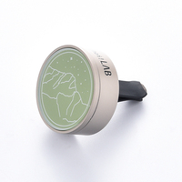 Diffuseur de parfum de voiture vert créatif Patten Diffuseur de parfum de voiture d'intérieur