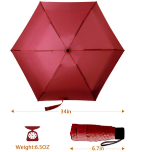 Ovida Ví Túi Xách Ô In Logo Tùy Chỉnh Gấp 5 Ngăn Nhỏ Đựng Điện Thoại Cỡ Nhỏ - Product Image 2