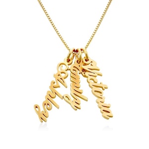 Nueva Colección de Collares de Acero Inoxidable para Mujer, Collares con Múltiples Nombres, Collar con Letras Inglesas DIY, Joyería con Nombre para Mujer - Product Image 4