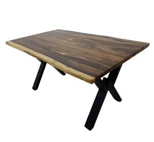 Meubles de Table à manger du Vietnam, Extension moderne, brillant, de luxe, en bois OEM pour cuisine MDF,