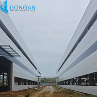 Entrepôt de stockage en structure métallique de fabrication chinoise, construction métallique robuste pour utilisation dans les usines de fabrication locales