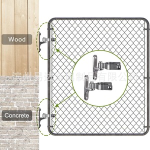 Kit de Bisagras para Puerta de Granja de Acero Inoxidable 304, Diámetro de Fijación de 35 mm, Fácil Instalación, Diseño Industrial - Product Image 1