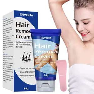 Free Scraper soothing hair depilatory cream organic hair inhibitor painless natural permanent hair removal