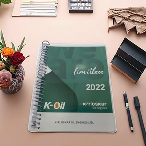 Folleto publicitario de tapa dura de 300gsm personalizado para promoción de oficina Catálogo disponible Papel prensa de tablero dúplex de cartón corrugado - Product Image 2